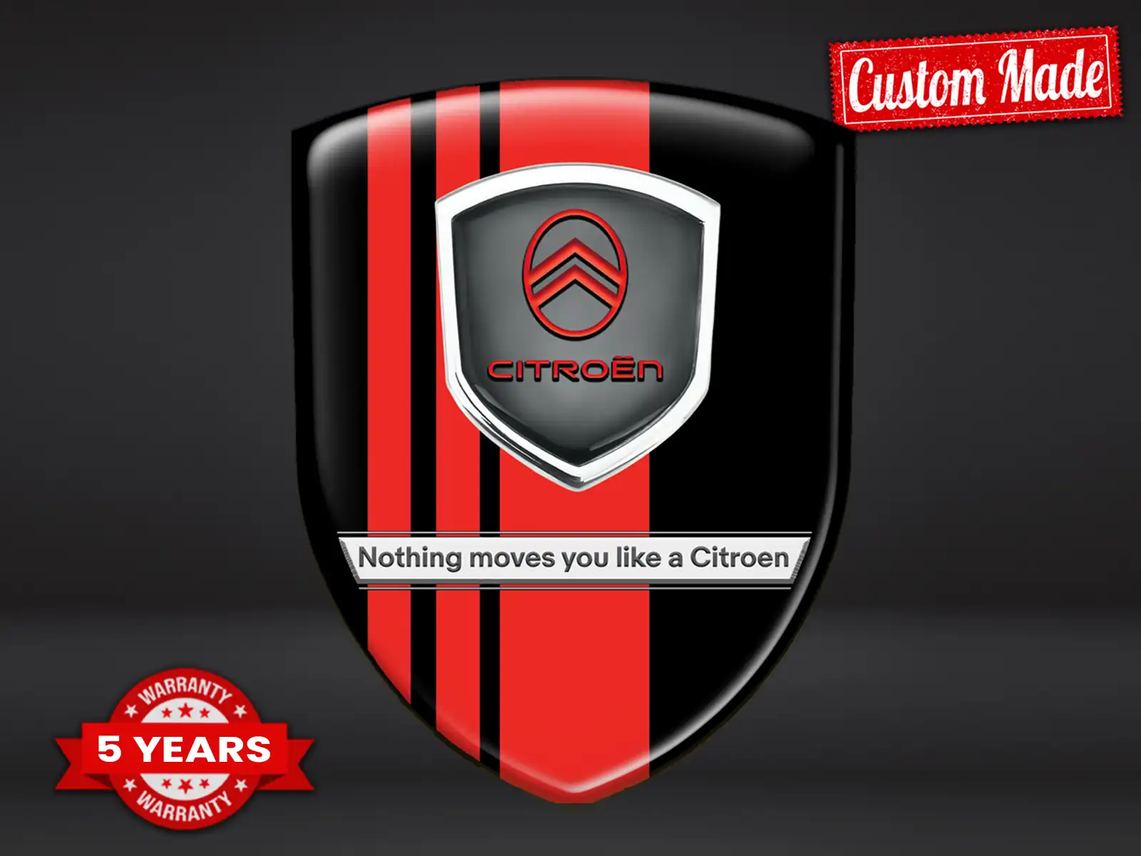 Citroen Insignias En Relieve Resistente Máximo Elegante Pro